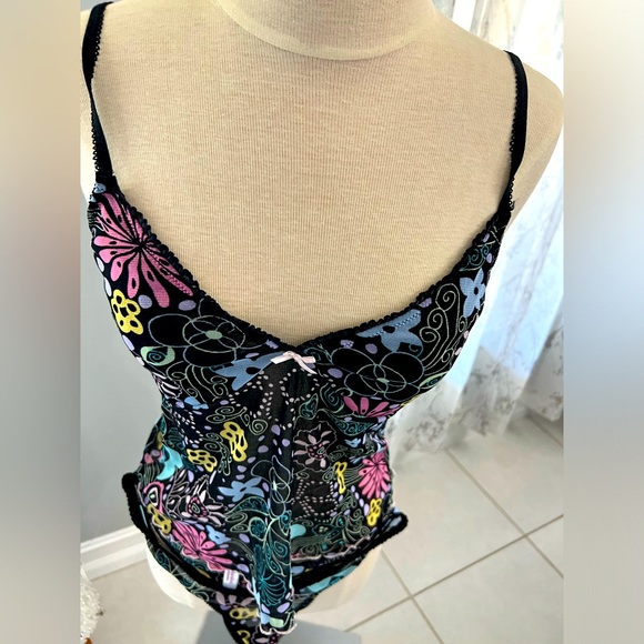 😍 Xhiliration Intimates 3 piece fun and flirty set in bright, beautiful colors - Picture 2 of 5